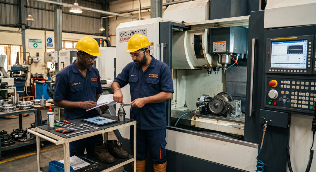 cnc machine repair service in pcmc pune