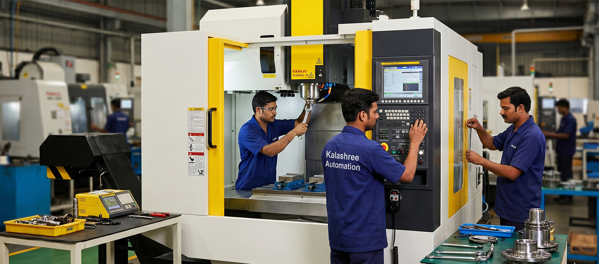 fanuc machine maintenance pcmc pune