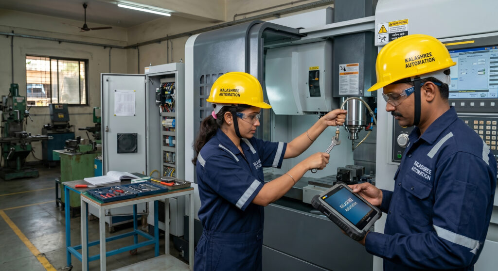 kalashree automation cnc machine maintenance