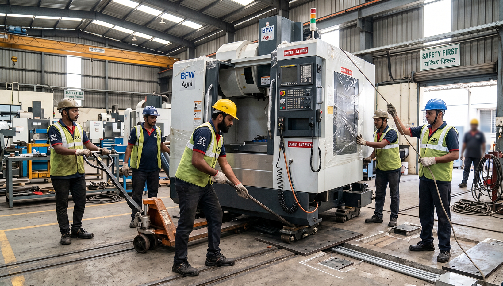 Machines Shifting and Installation Works